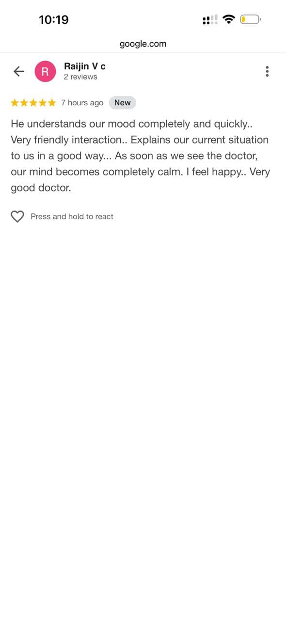 Patient testimonial 10
